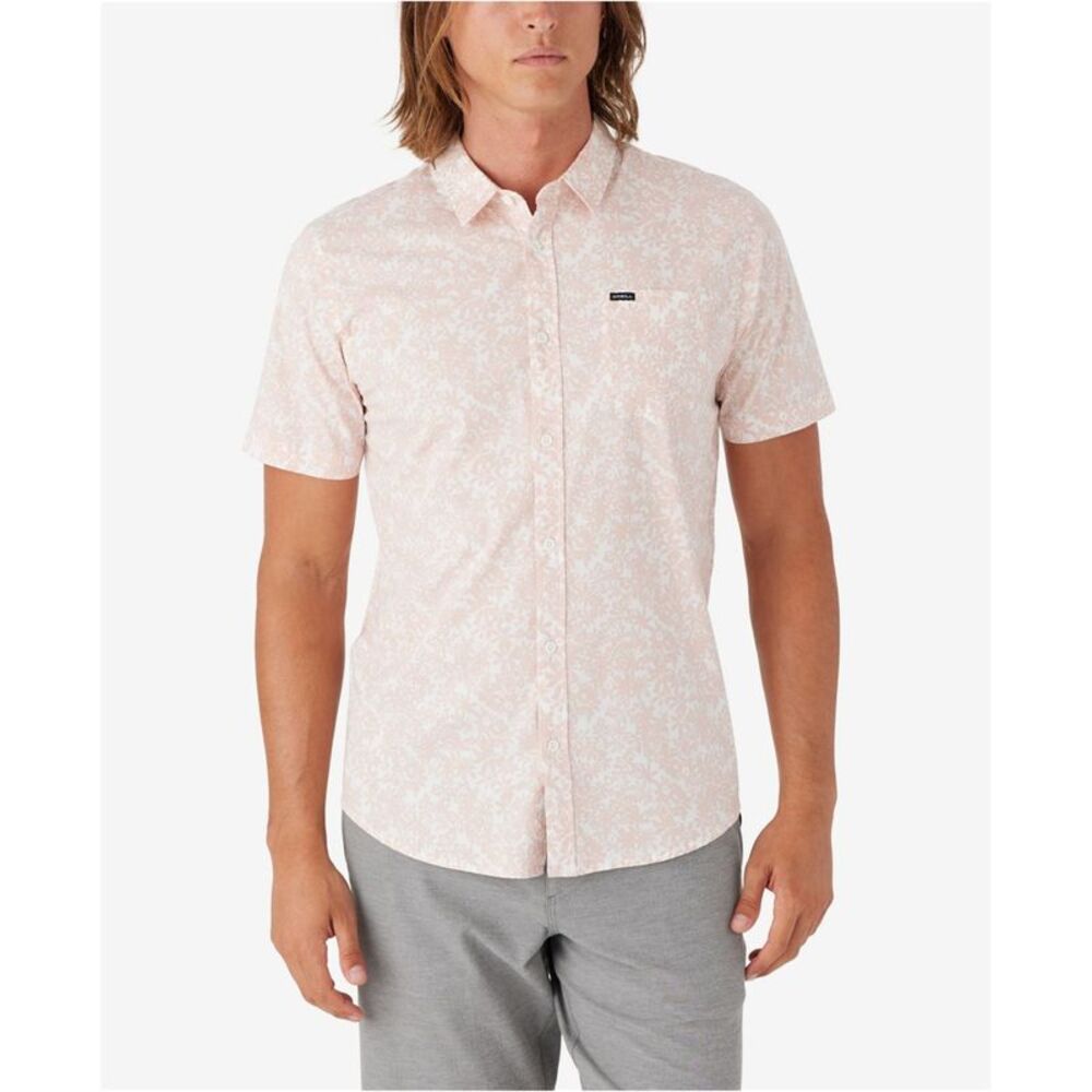 O'Neill Mens Quiver Stretch Button Up Shirt, NWT